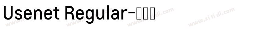 Usenet Regular字体转换